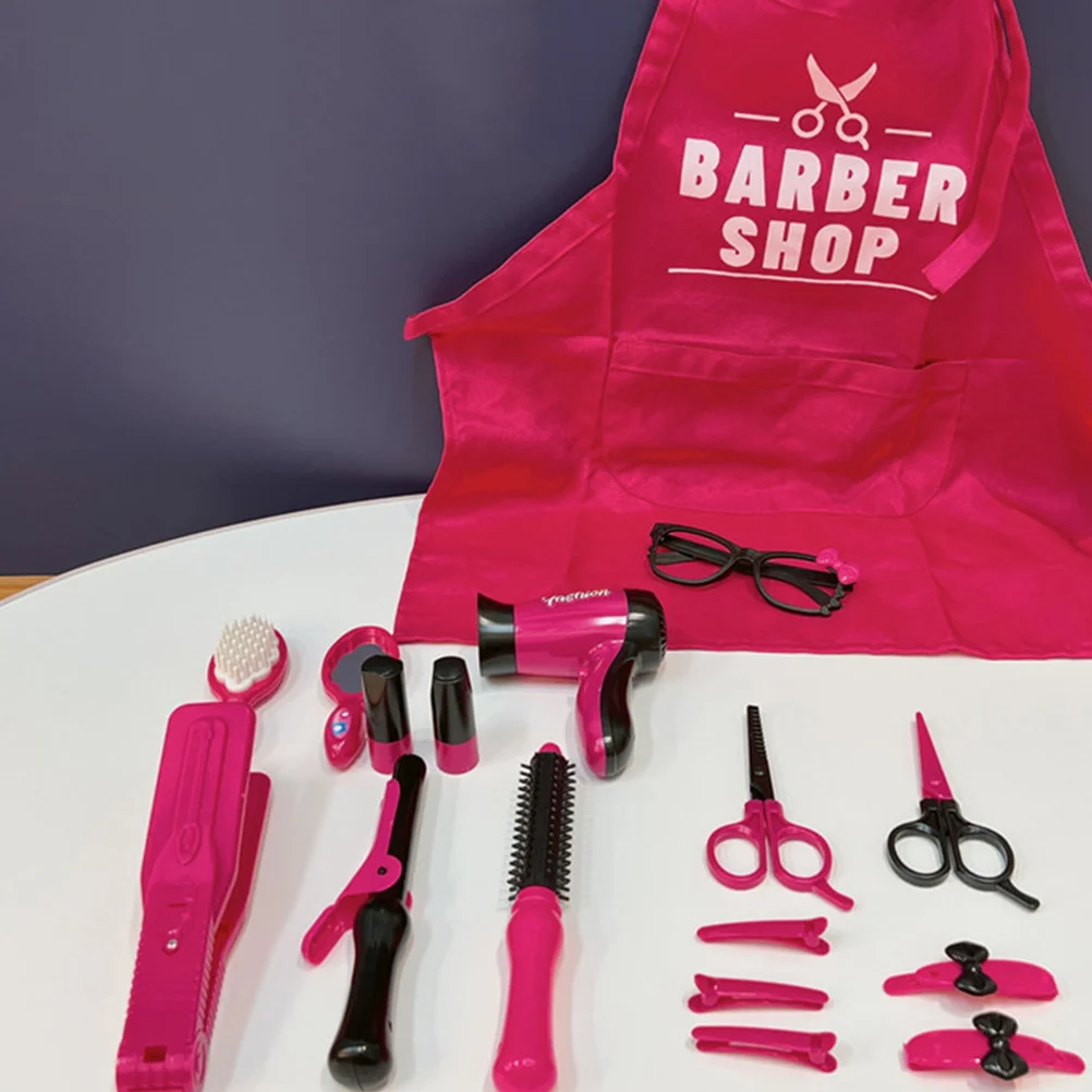Kappersgereedschap Speelgoed Peuters Salon Speelset Stylist Doe alsof voor baby's Kapper Snijden Kinderen Plastic Kit Kind Jongens