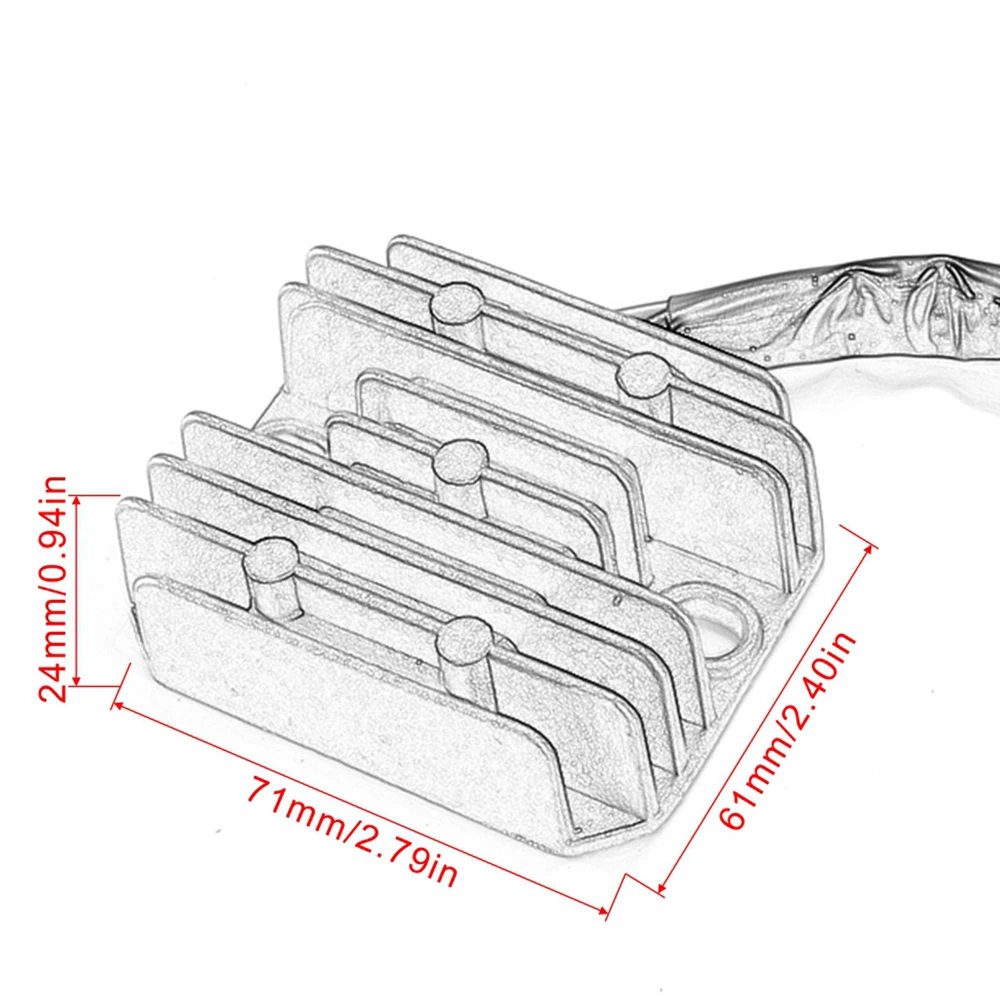 Regulator Rectifier For Kymco Agility 50 125 150 R16 / Super 8 Like LX People S For Malaguti Ciak Master 125 150 200 00131033