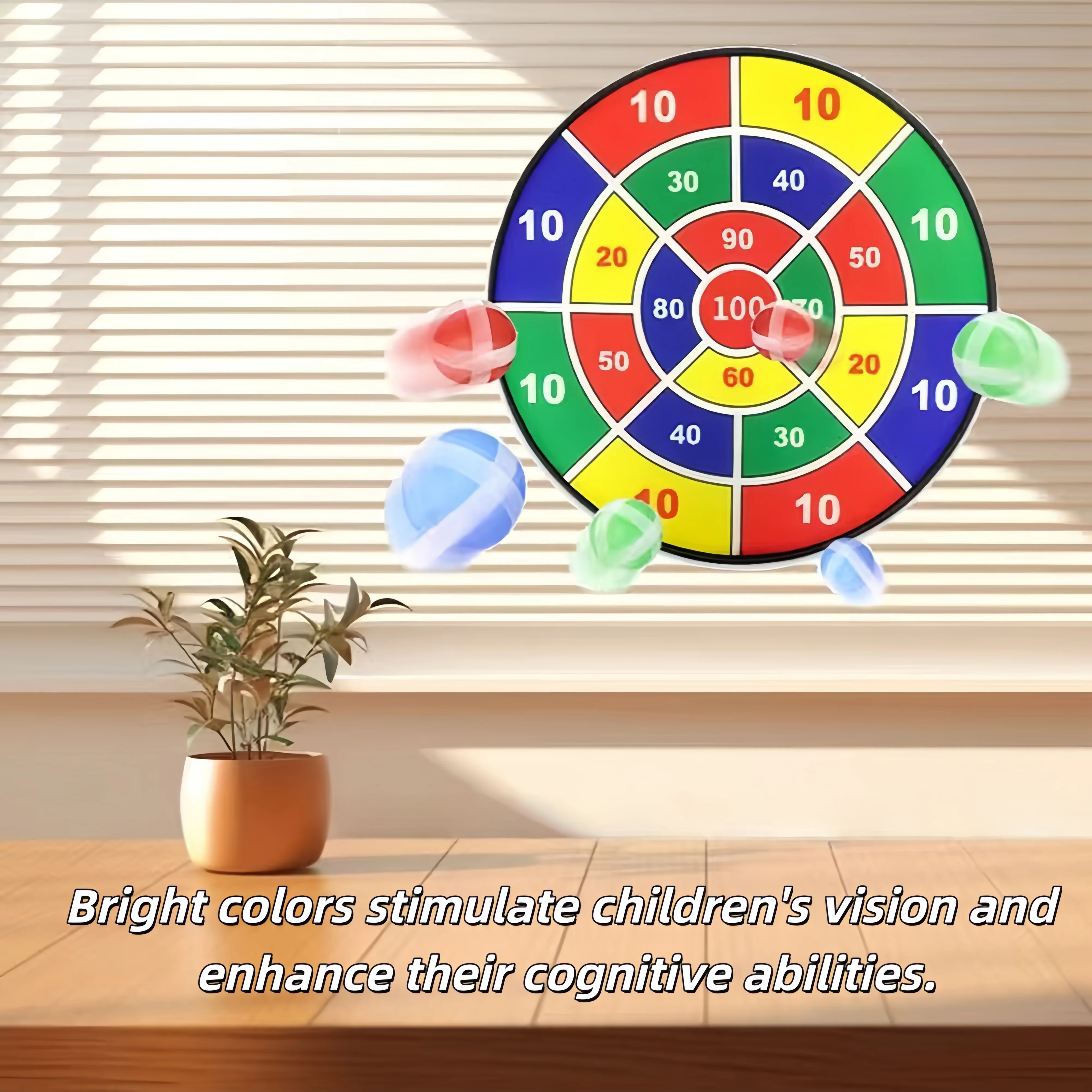 Groot hardbord kinder kleverige bal speelgoed oceaan digitaal fruit binnen/buiten ouder-kind interactie