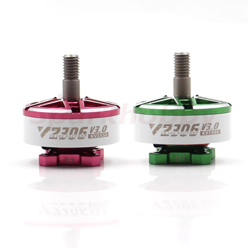 T-motor VELOX V2306 V3.0 2306 1950KV 5-6S / 2550KV 4~5S Lipo FPV Brushless Motor 4mm Shaft  For RC Freestyle Quadcopter Drones