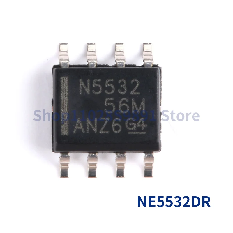 NE5532DR NE5532 N5532 SOP8Low noise audio dual operational amplifier New original stock