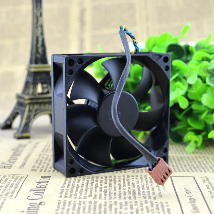 Fã original do PWM, 4Pin, 8025, 12V, 0.35A, DS08025R12UP059