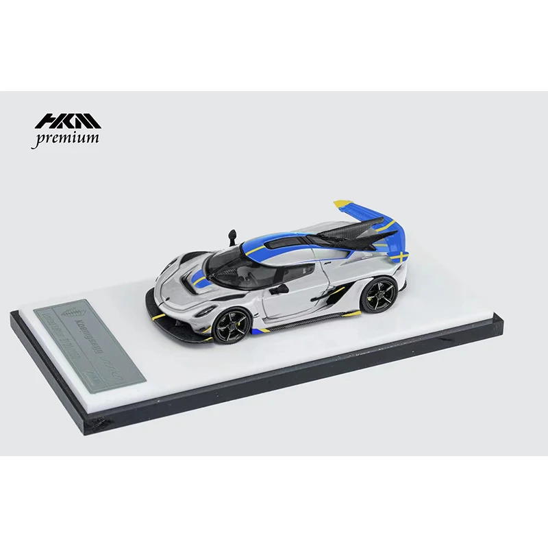 HKM Premium 1:64 Koenigsegg Jesko Attack limited edition 999 Pagani Zonda Huayra Diecast car model Toy Christmas Gift