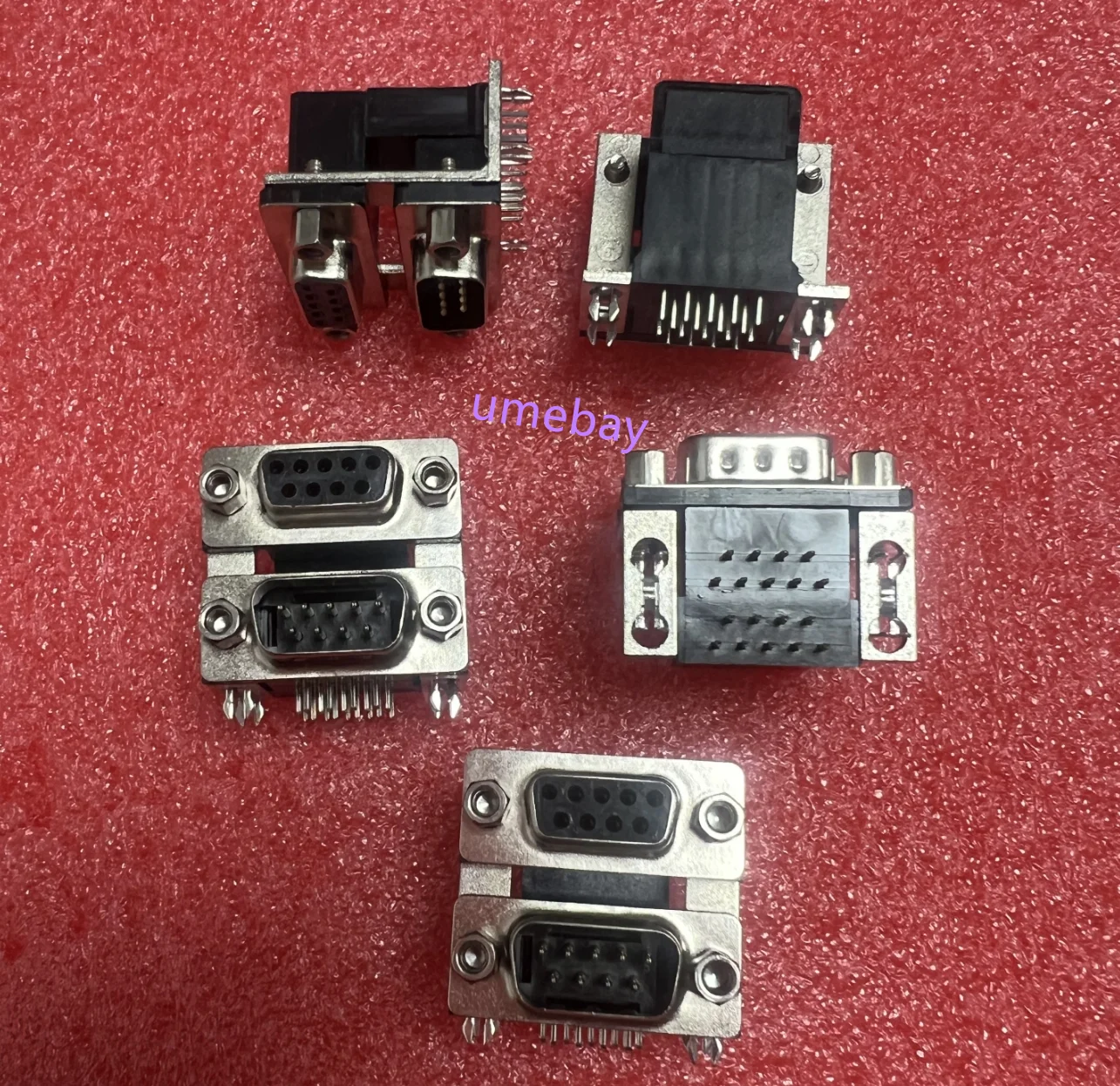 5pcs/DB9F+DB9M stacked DR9 female and DR9 dual port DR9 female pair DR9 male twin VGA dual layer D-SUB