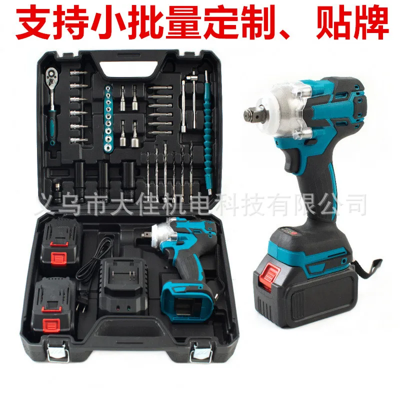 

Бесщеточный электрический ключ, шина с высоким крутящим моментом, инструмент для ремонта автомобилей, литиевая электрическая ветровая пушка, небольшая ударная зарядная плата