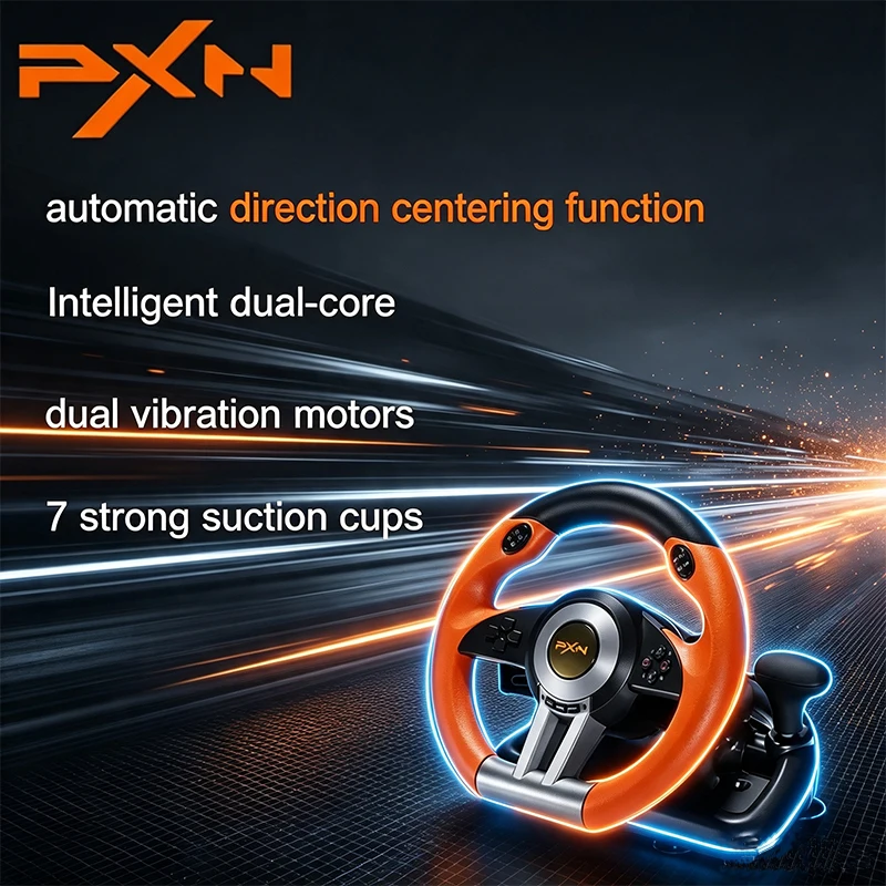 Pc Gaming Entry - PXN V3 Yarış Direksiyonu, PC Uyumlu,