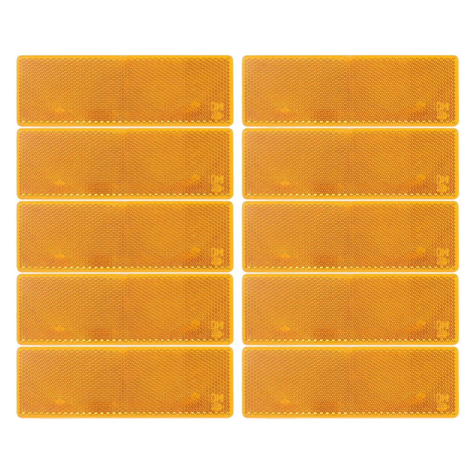 25pcs-reflective-board-waterproof-self-adhesive-reflector-tape-honeycomb-pattern-high-visibility-warning-safety-tape-for-trailer