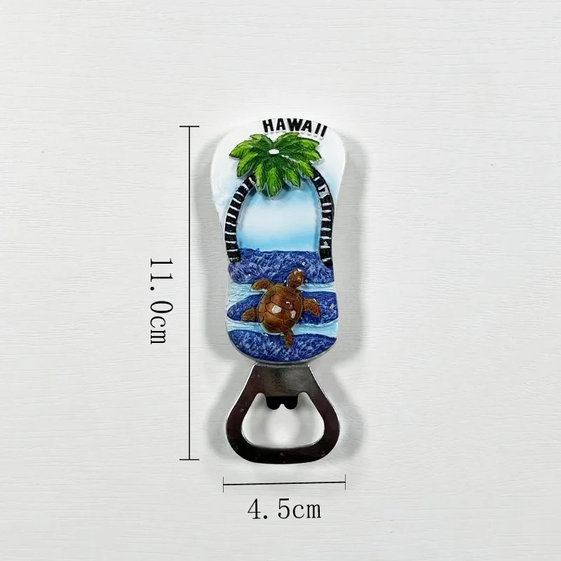 

Hawaii World Cultural Tourism Souvenirs, Kitchen and Home Decorations, 3D Magnetic Refrigerator Stickers