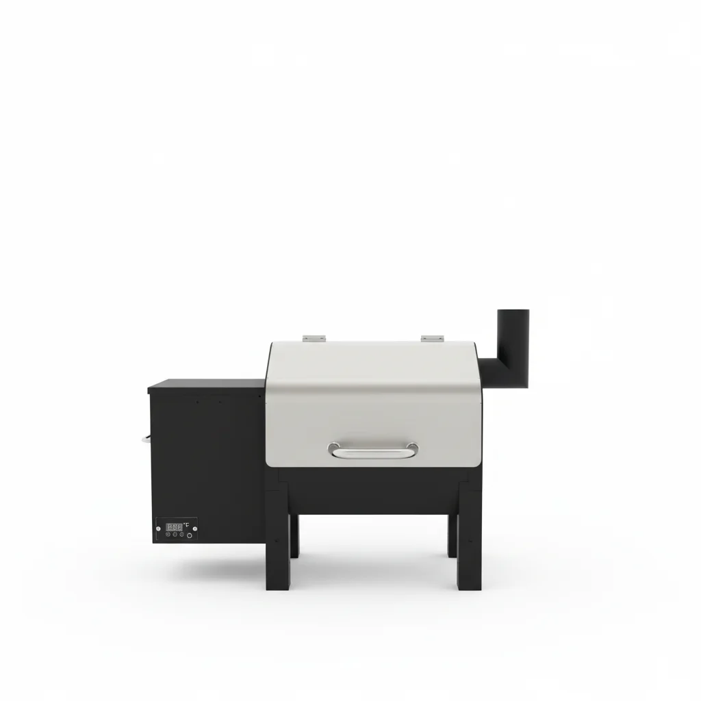 Small Desktop Wood Pellet Smoker Grill WiFi PID Controller Portable Outdoor Backyard BBQ Pellet Grill