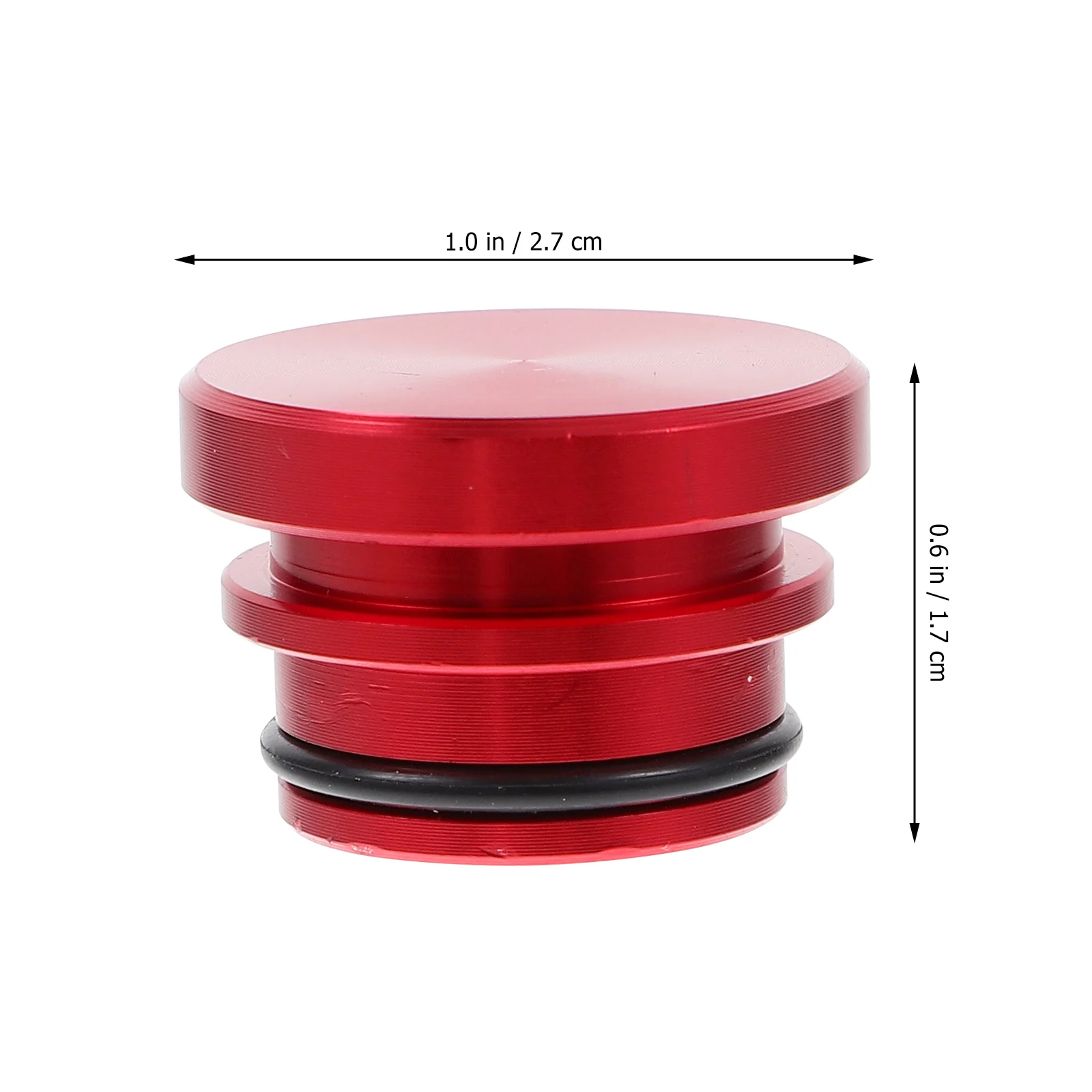

4 Pcs Plug Cool Lighter Dust Protective Cover Cigarette Cap Car Red Replacement