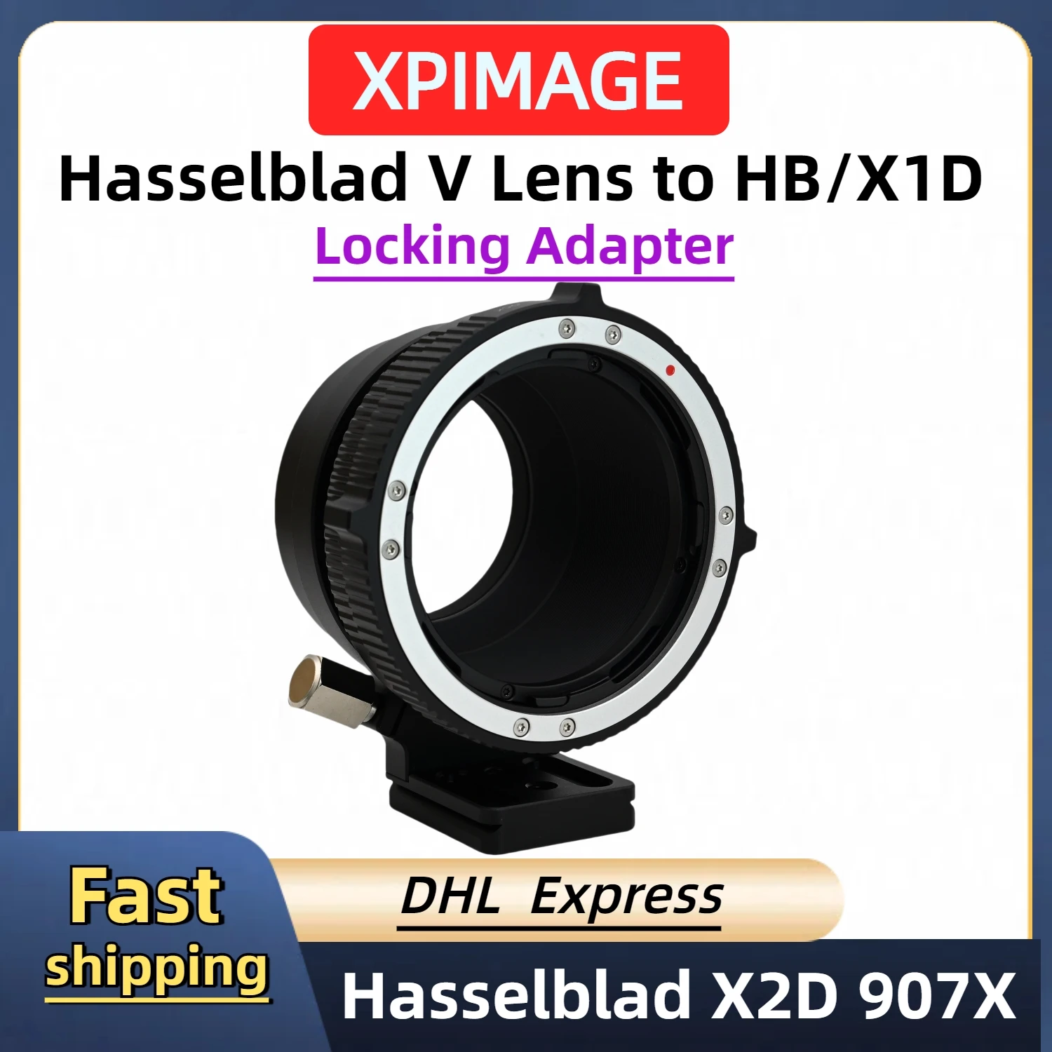 XPIMAGE HB-XCD for Hasselblad V Lens to Leica SL Full Frame Mirrorless Camera,HV/CF to L mount,Panasonic S5 S1H S1R SIGMA fp