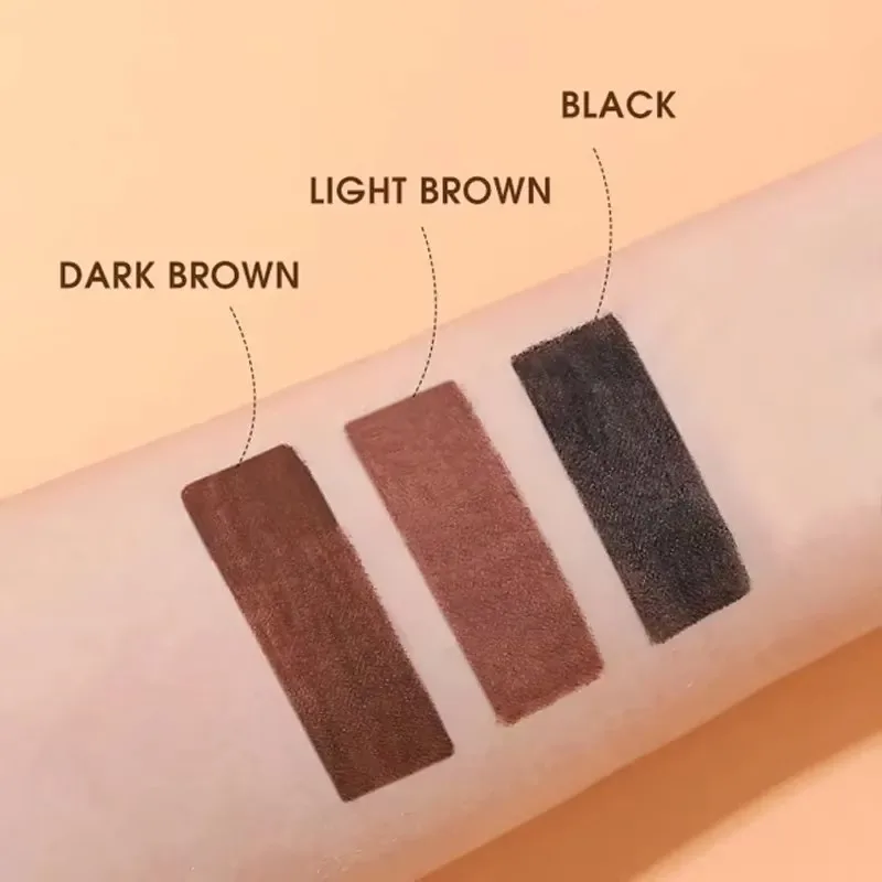Penna eyeliner marrone liscia, ultra sottile, opaca, impermeabile, morbida, a punta fine, ad asciugatura rapida, facile da applicare, trucco eyeliner_voghion.com