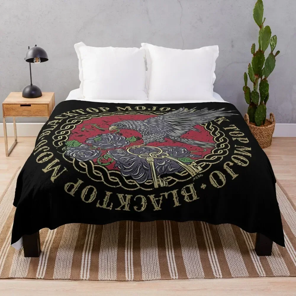 

black roses raven Throw Blanket Elegant Warm Throw Blanket for Hotel Home