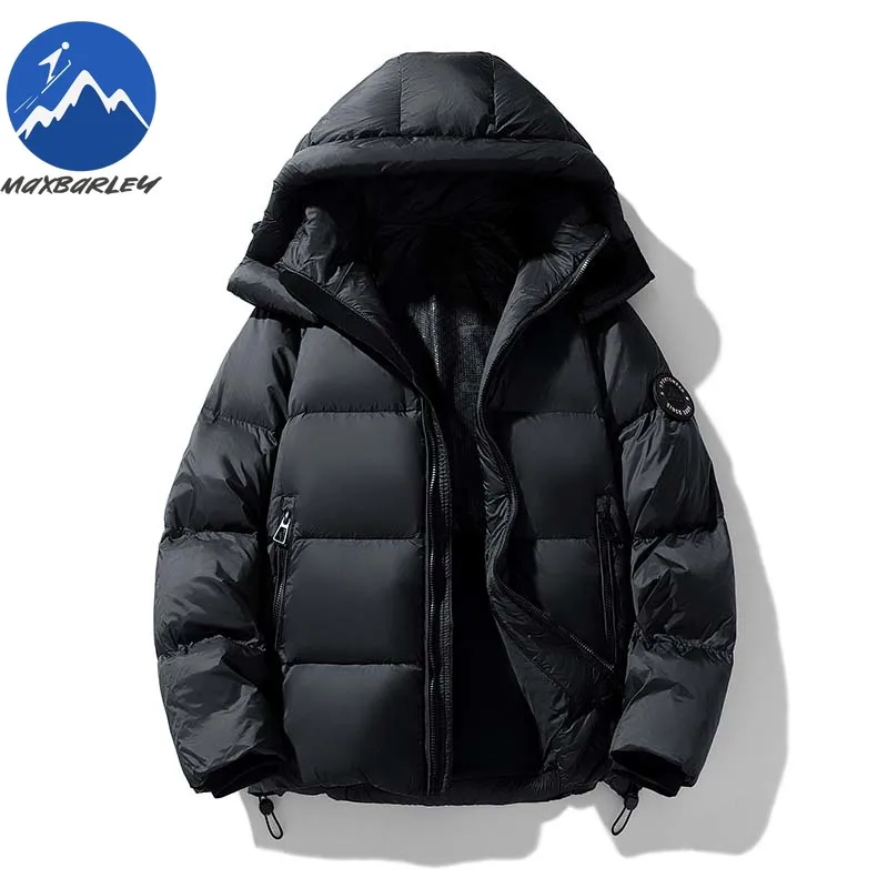 Maxbarley Men Down Jacket Winter High Quality White Duck Down Lightweight Parka Fashion Outdoor Ski Soft Warm Puffer Jacket