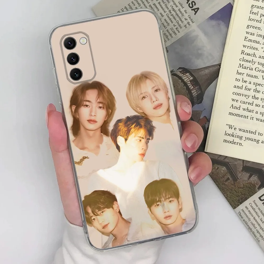 KPOP S-SHINee Phone Case For Samsung Galaxy A71,70,52,51,40,31,A50,30S,21S,Note20ultra Transparent Cover