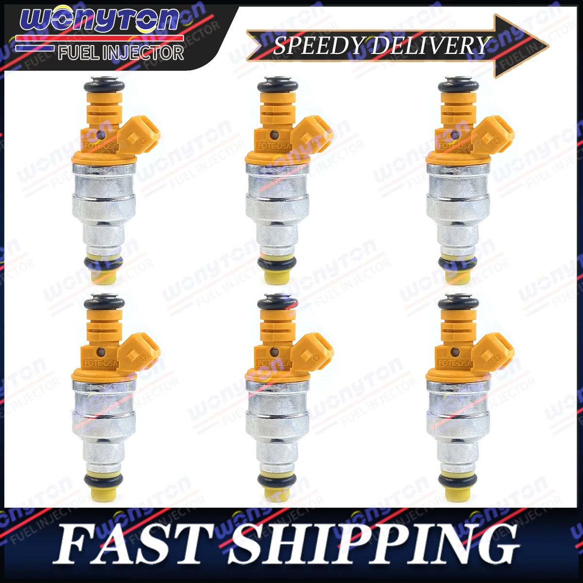 

6x Upgrade EV1 Fuel Injector For 1983-86 Renault 1.4L 2.2L 0280150208 FJ688