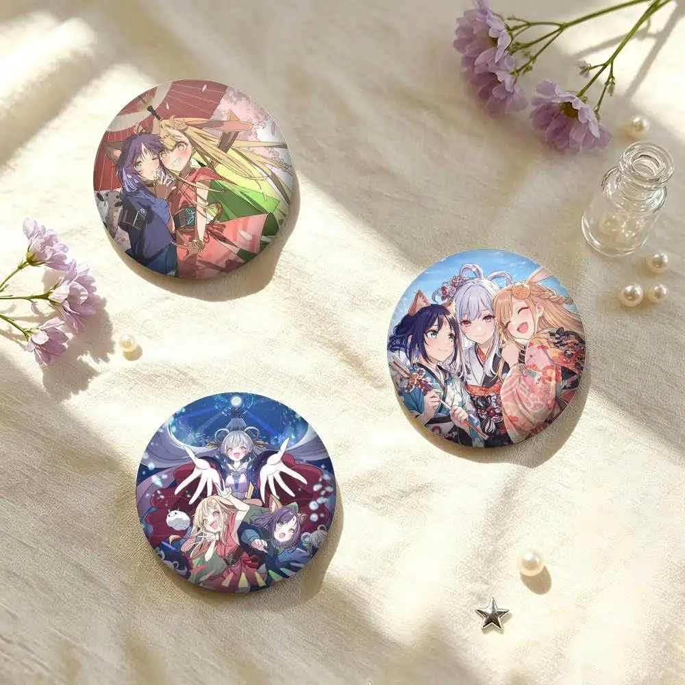 C-Cosmic Princess Kaguya A-Anime 25 32 44 58 75mm Badges Personalized Round Brooches Pins Accessory Gift