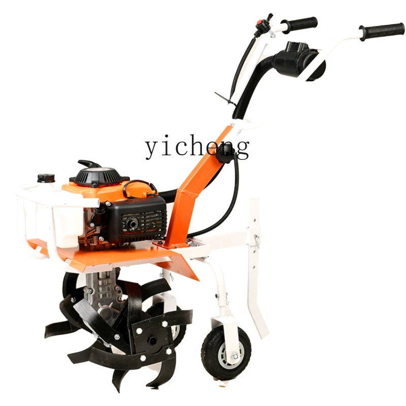 

Xl Small Household Mini Tiller Multi-Function Cultivation Machine Furrowing Machine Plow Field Weeding Artifact