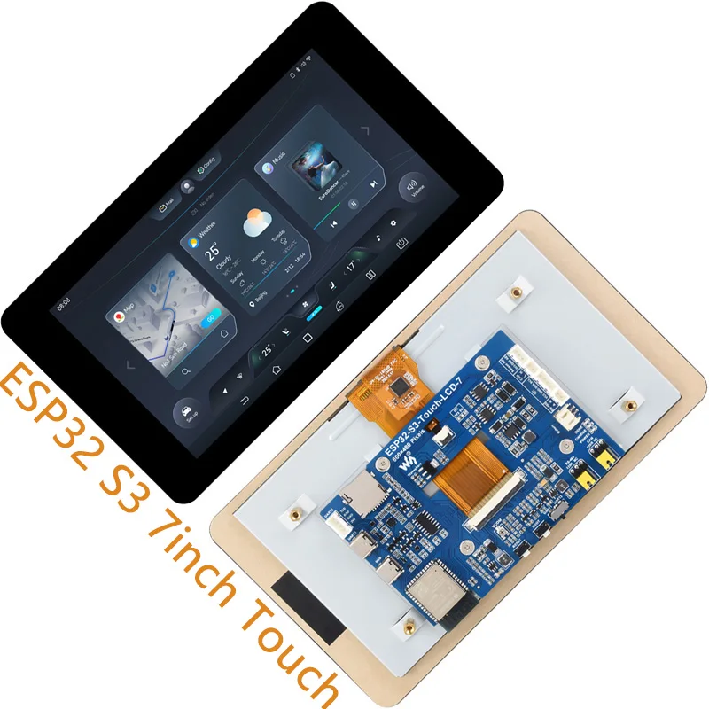 Tela Sensível ao Toque Lcd Sensor Rs485 800 × 480 Wi-fi Bluetooth Pode Esp32-s3