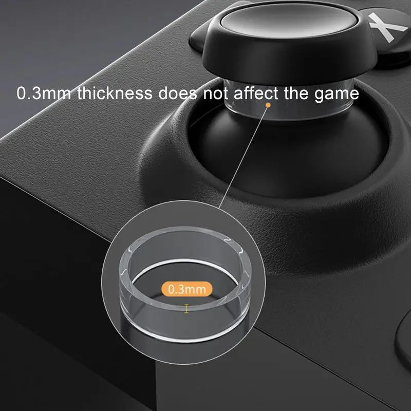 4PCS Silicone Joystick Cover for Steam Deck/ Quests 2/ Picos Wear Resisting Protector Ring for PS5 VR2/ Metas Pro Accessories