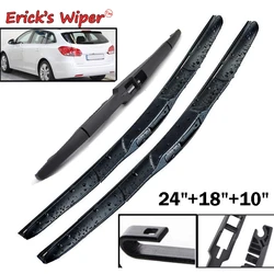 Erick's Wiper Front & Rear Wiper Blades Set For Chevrolet Cruze Estate Wagon J300 2009 - 2015 Windshield Windscreen 24