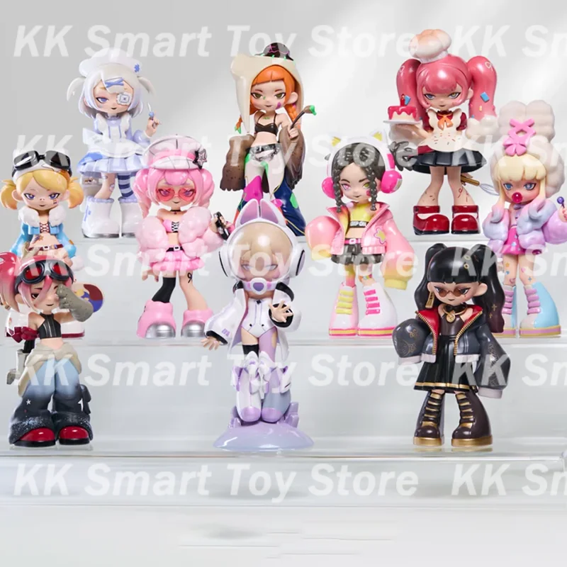 Nova yandere meninas parasita id série v3 caixa cega estatueta bonito estilo escuro decoração de mesa moda caixa mistério presentes brinquedos