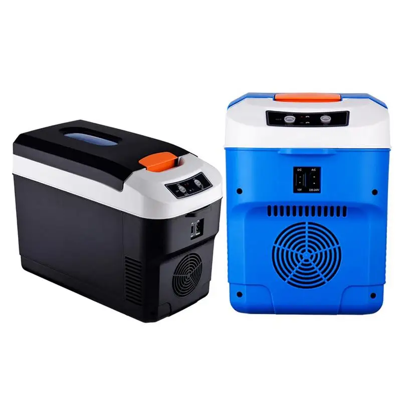 

Portable 12V/220V Car Refrigerator 10L Outdoor Camping Fridge Cooler Car Home Dual-use Mini Fridge Car Electronic Devices