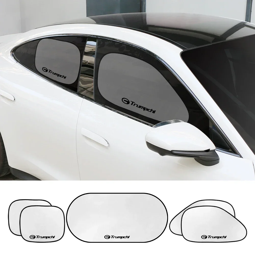 5PCS Car Window Sunshade Cover Anti UV Ray Auto Accessories For Trumpchi Gac GS8 GS5 GS3 GS4 GA3 GA8 GA4 GE3 GM8 GM6 GA5 GS7 GA6