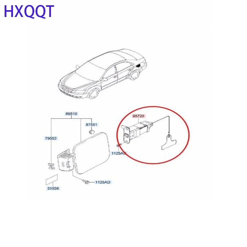 Fuel Filler Door Opener Fuel Door Actuator For Sonata NF 2006-2010 Optima OEM 957203K000 95720 3K000