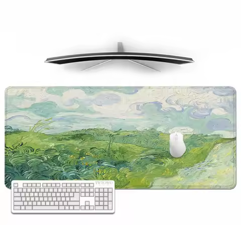 Mouse Pad Gaming Van Gogh Art XL Large Mousepad XXL MousePads Mechanical Keyboard Pad Soft Natural Rubber Non-Slip Mouse Mats