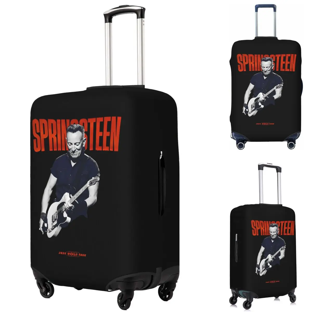 

Bruce Springsteen Suitcase Cover Protection Elastic Travel Luggage Protector Covers for 18-32 Inch