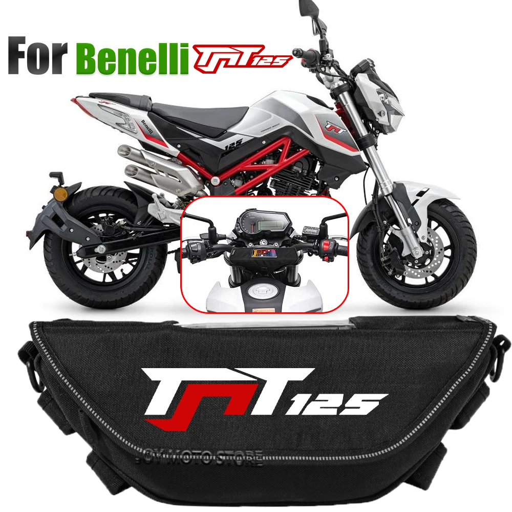 

Для мотоциклетных аксессуаров Benelli TNT125 tnt125 tnt 125, сумка для инструментов, водонепроницаемая и пылезащитная Удобная дорожная сумка на руль