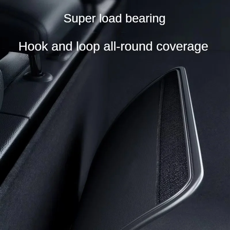 Premium Leather Car Seat Back Storage Bag with Adjustable Strap Multi-Pocket Auto Interior Organizer for Vehicles - view 2