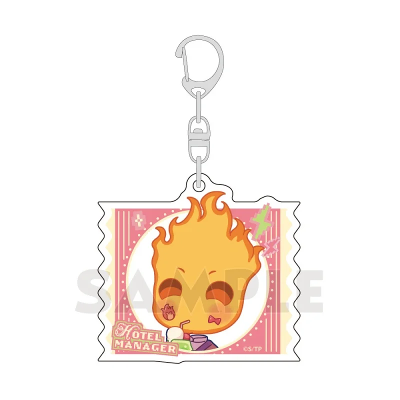 Q Version Anime Tasokare Hotel Acrylic Pendant Keychain 10CM Hotel Manager/Neko Tsukahara/Haru-to Atori Gifts Friends Souvenir