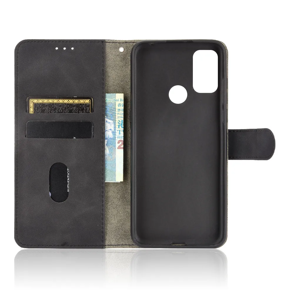 For Alcatel 1S 2021 Case Luxury Flip Pu Leather Card Slots Wallet Stand Case Fo…