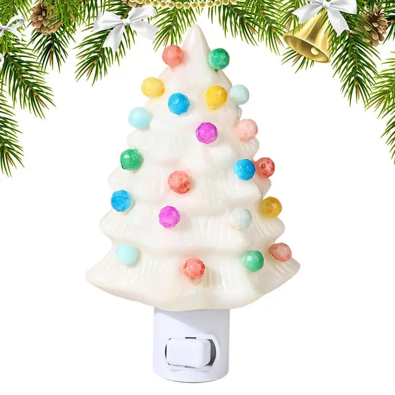 

Plug In Night Light Christmas Tree Small Room Decor Light Christmas Night Lights Decorative Table Lamp For Home Bathroom Bedroom