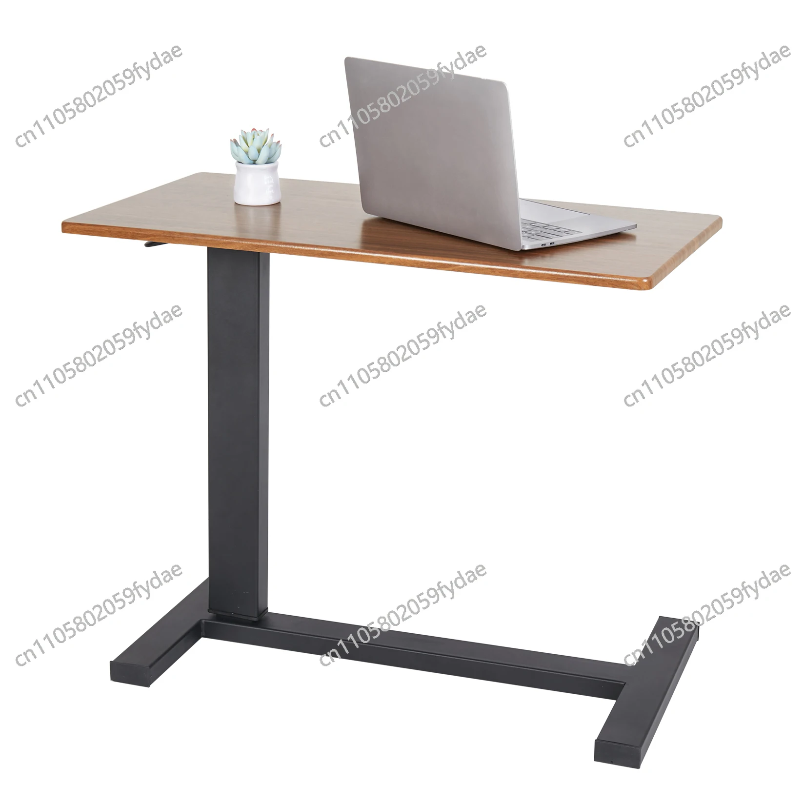 Overbed Bedside Table with Wheels, Adjustable Medical Tilt Top Hospital Bed Table Over The Bed, Rolling Laptop Desk