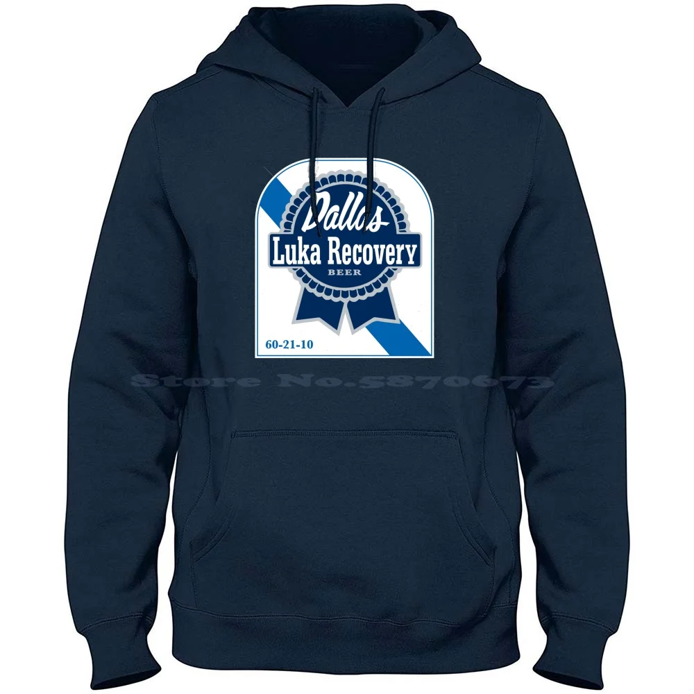 Luka Recovery Beer 100% Cotton Hoodie T Shirt Luka Doncic Mavs