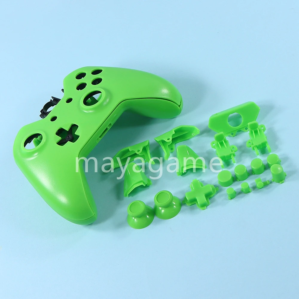 1 مجموعة جديدة ABS مصقول الإسكان الكامل شل حالة زر كيت ل xboxONE Xbox واحد وحدة تحكم لاسلكية إصلاح أجزاء