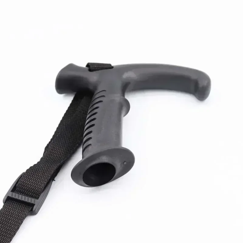 Outdoor Hiking Pole Trekking Climbing Walking Stick Flared Handle Accessory T-handle and StraightGrip Handle