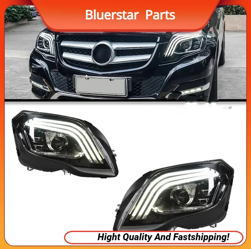 

Car Lights For GLK X204 2008-20 15 Upgrade Maybach latest Styling LED Headlights DRL Dymanic Turn Signal Lamp