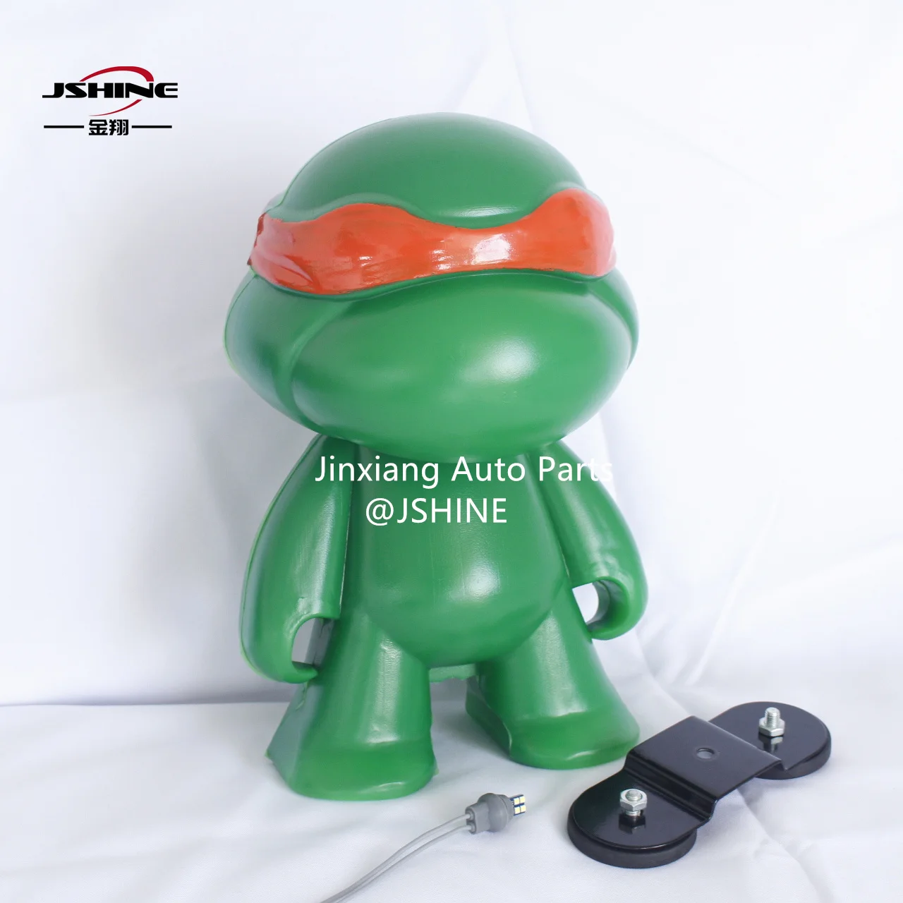 14Inch Ninja Turtle Bibendum Mascot Doll LED Light for Truck Trailer SUV with Magnets Back