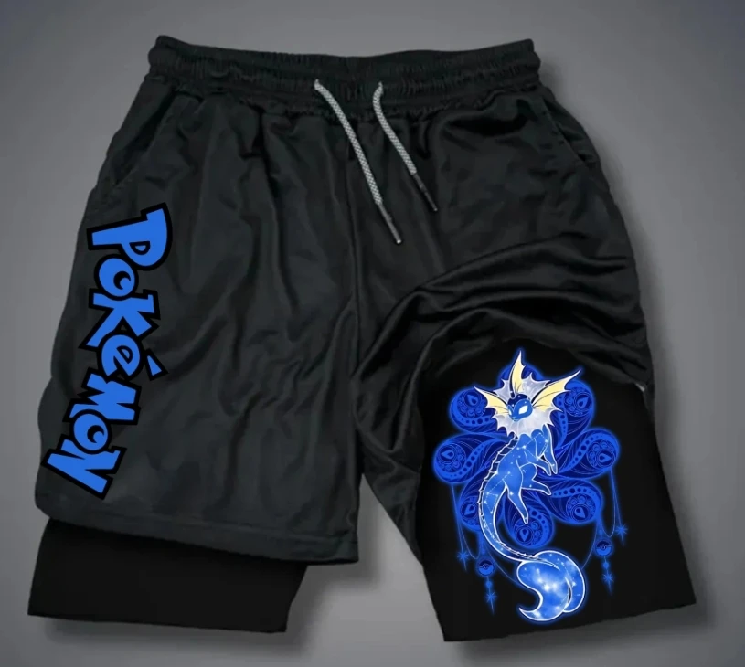 

Pok É Mon Collaboration Shorts Men's Summer Pok É Mon Peripheral Pants Men's Five Quarter Pants