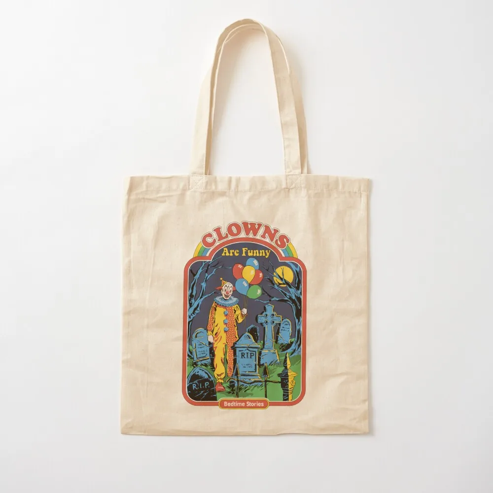 Clowns are Funny Tote Bag Gift bags tote bag women supermarket folding bag