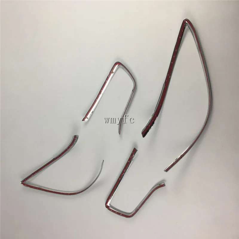 FOR Kia Sportage R 2010 2011 2012 ABS Chrome Outside Rear Tailgate Tail Trunk Lights Lamp Molding Cover Kit Trim