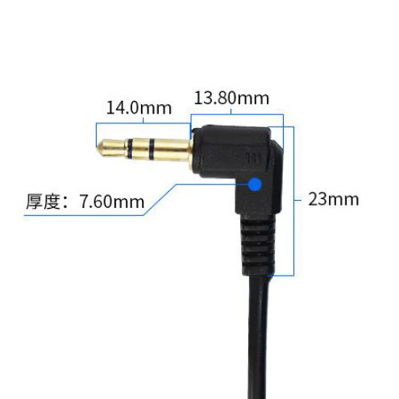 3.5mm Right Angle DIY Headphone Audio Cable Line 3 Pole Jack Strand Earphone Maintenance Repair Wire Cord 3.5 Male Plug C4