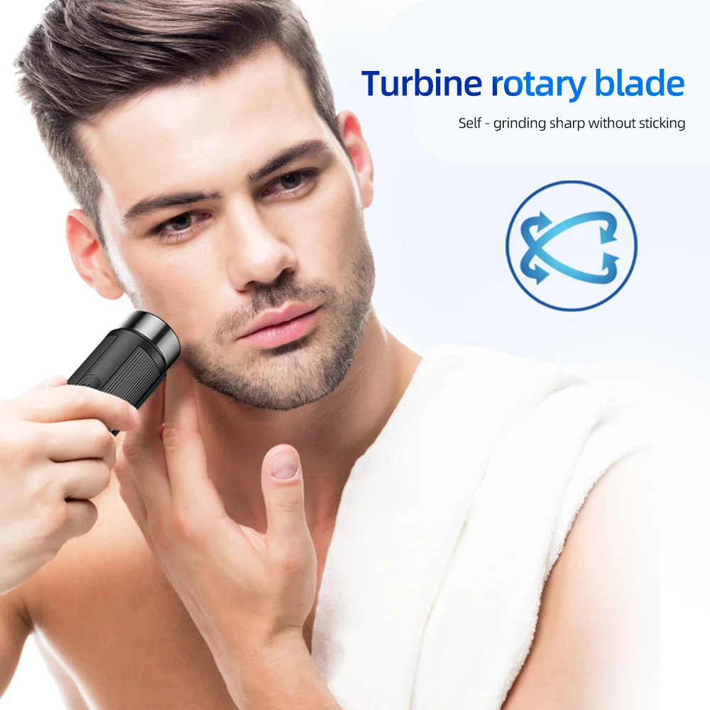 Mini Electric Shaver Rechargeable Portable Razor for Men Women USB Charging Shaving Machine Car Travel Grooming Tool