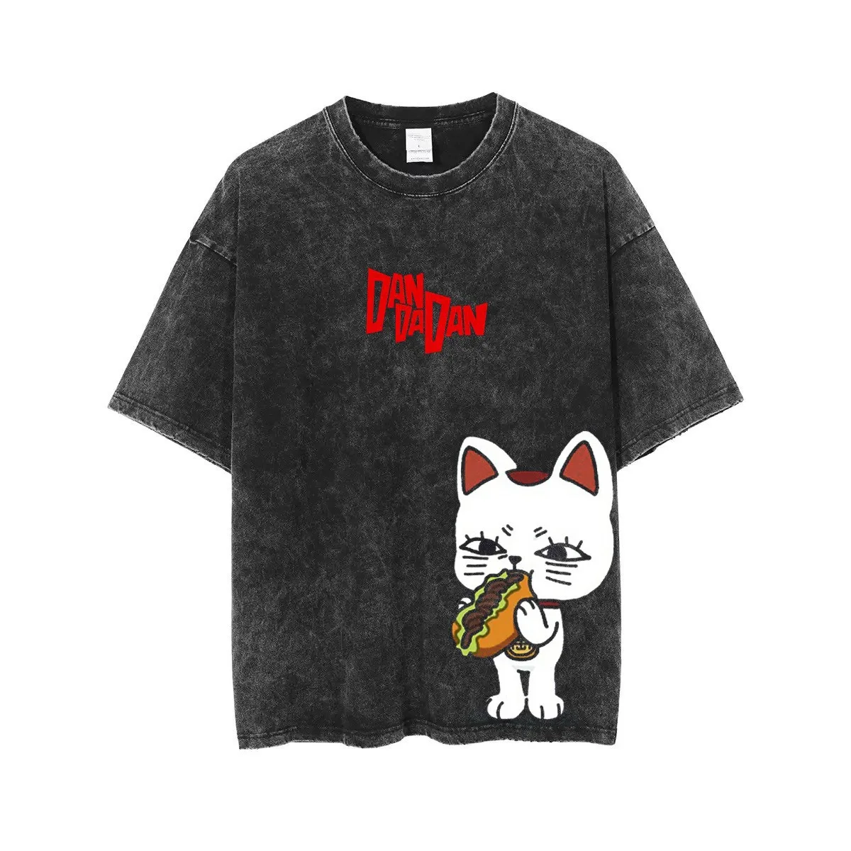 

Dandadan Okarun Merch Ken Takakura Vintage Wash Tee T-Shirts Women Men Fashion Streetwear Short Sleeve Top