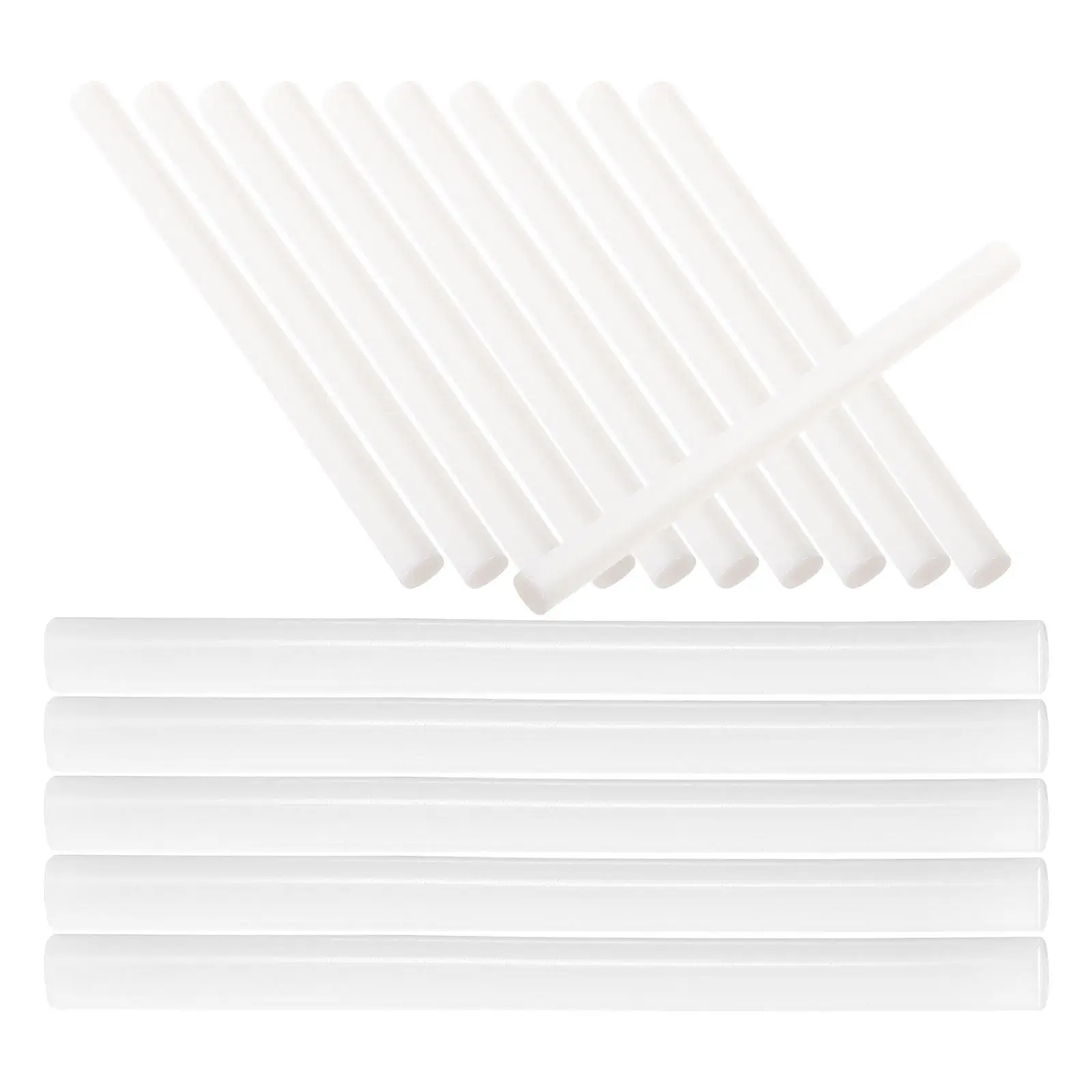 16Pcs Hot Melt Glue Sticks Safety Eco Friendly Colorful Adhesive Rods for Paper Wood Plastic Ceramic Fabric Repair DIY