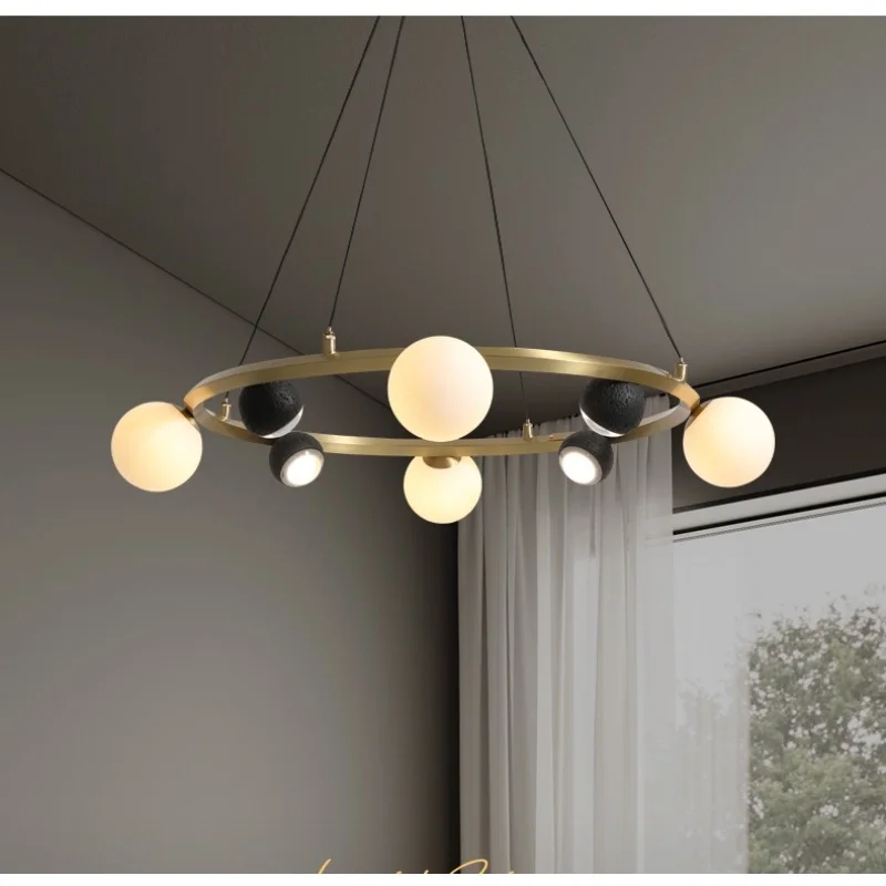 

Living room pendant light, modern minimalist luxury dining room bedroom light, Nordic hall main light